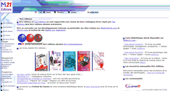 Desktop Screenshot of m21editions.com